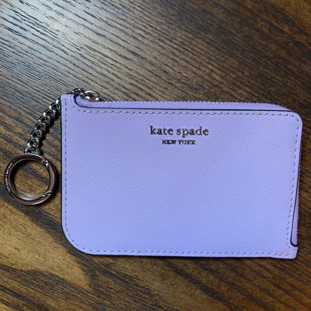 Kate Spade lilac key card holder